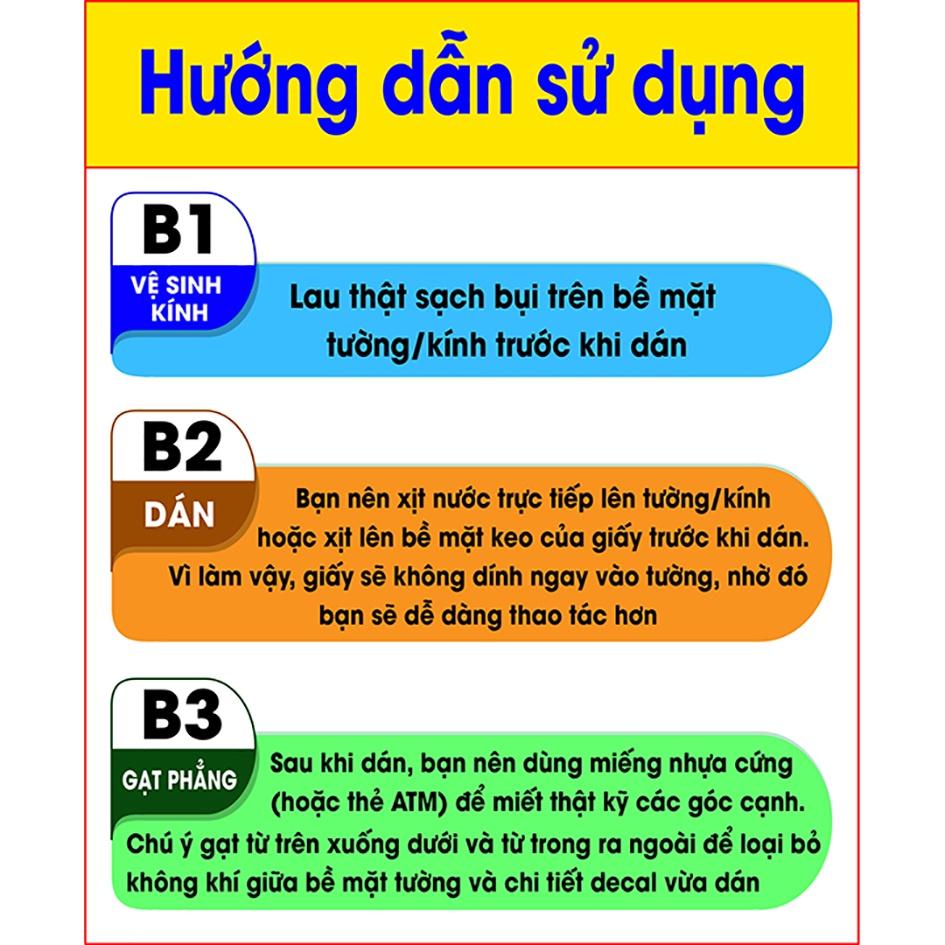 DECAL TRANG TRÍ TẾT NGUYÊN ĐÁN 2022 COMBO SỐ 6