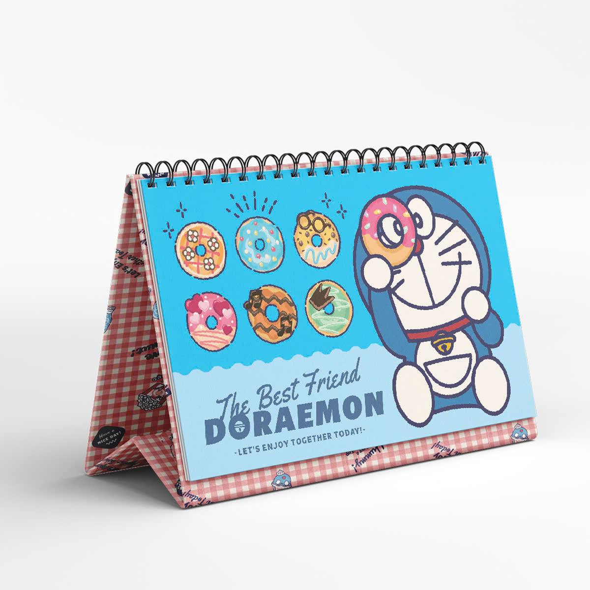 Lịch để  bàn  Doraemon 2025 (Tặng kèm 01 Bảng Sticker)