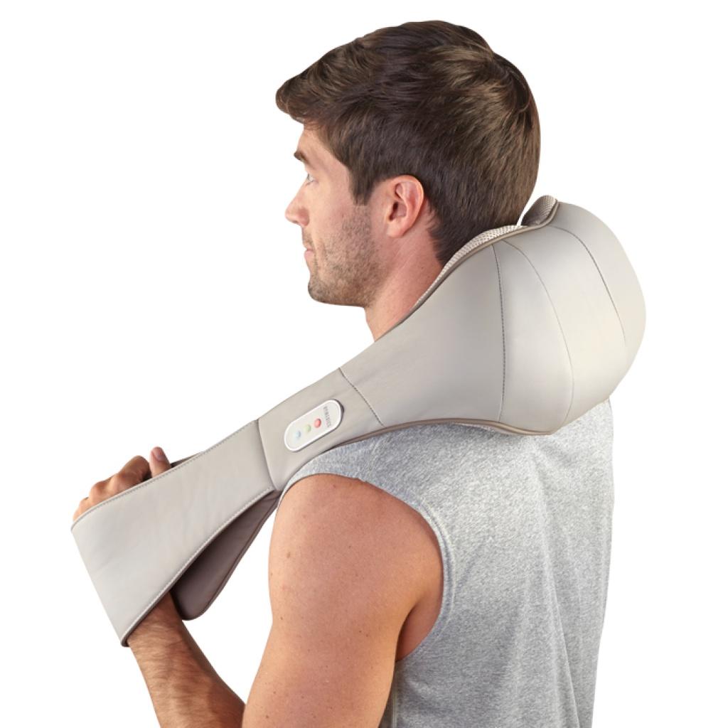 Đai massage vai cổ gáy shiatsu pin sạc điều khiển giọng nói HoMedics NMS-675H