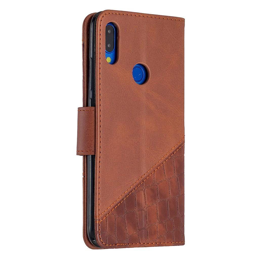Bao da điện thoại vân cá sấu có nắp lật từ tính dạng ví cho Xiaomi Redmi 9/8 /8A /7/7A /Note 7 /Note 7 Pro /Note 7S