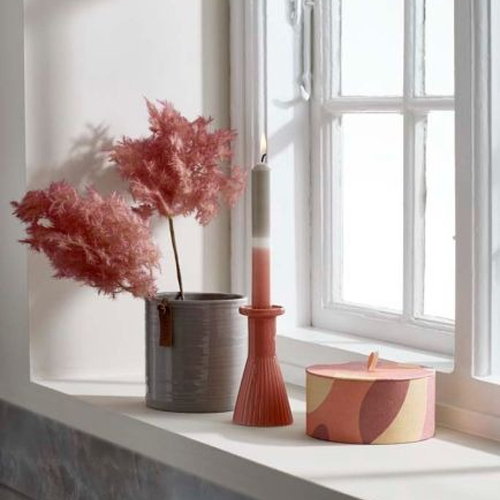 Hoa trang trí | JYSK Sjur | kim loại/nhựa PE | hồng | C75cm