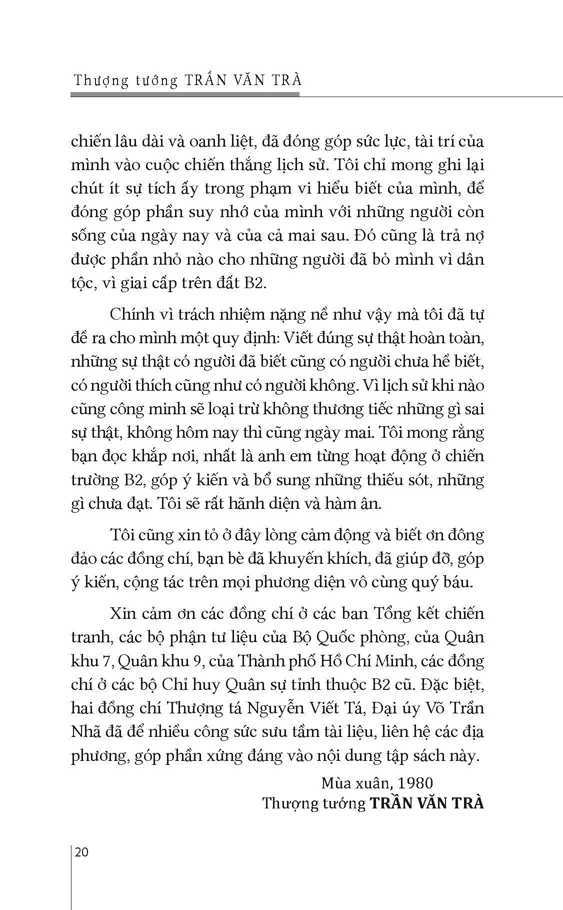 Kết Thức Cuộc Chiến 30 Năm - Thượng tướng Trần Văn Trà