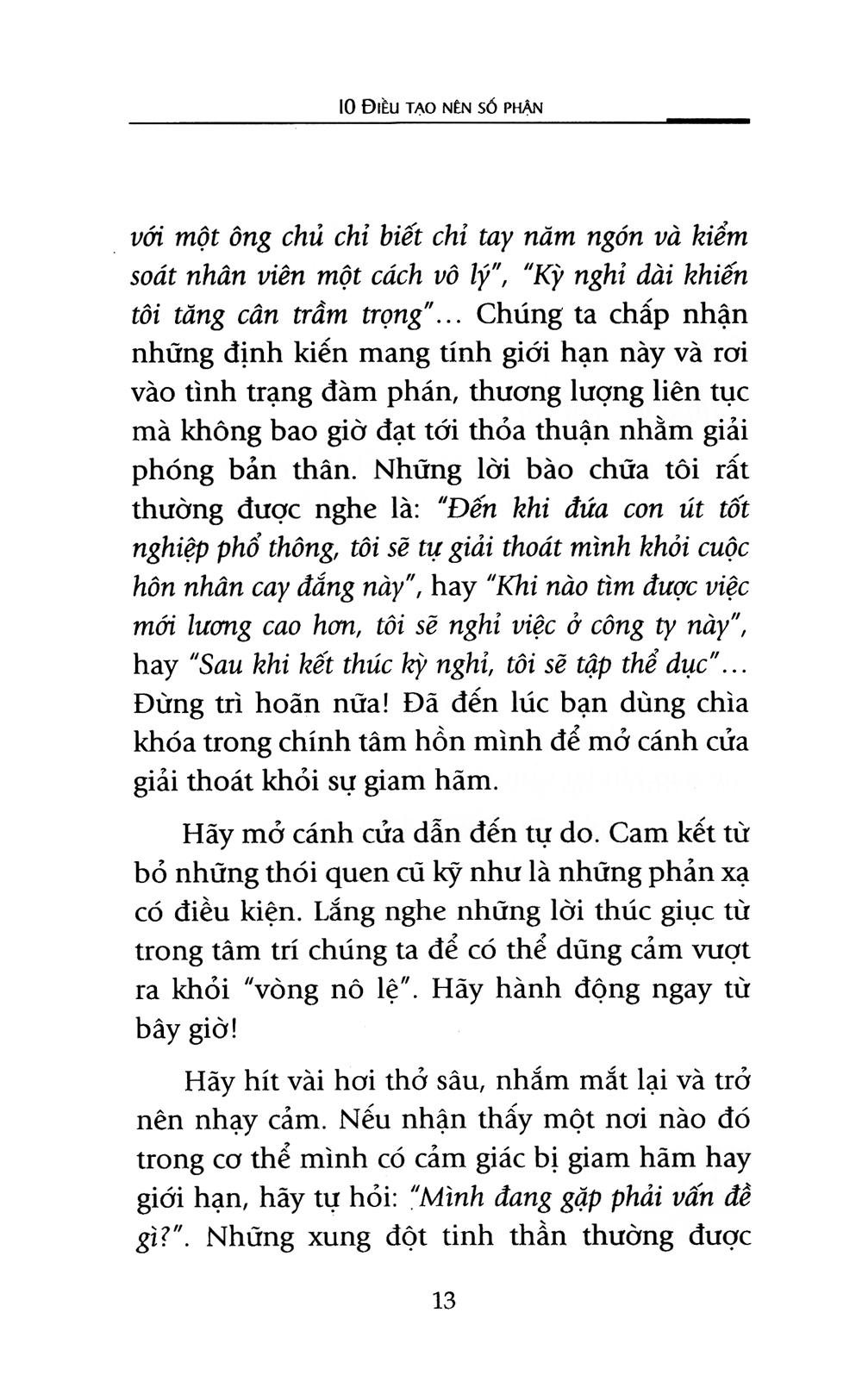 10 Điều Tạo Nên Số Phận (Tái Bản 2019)