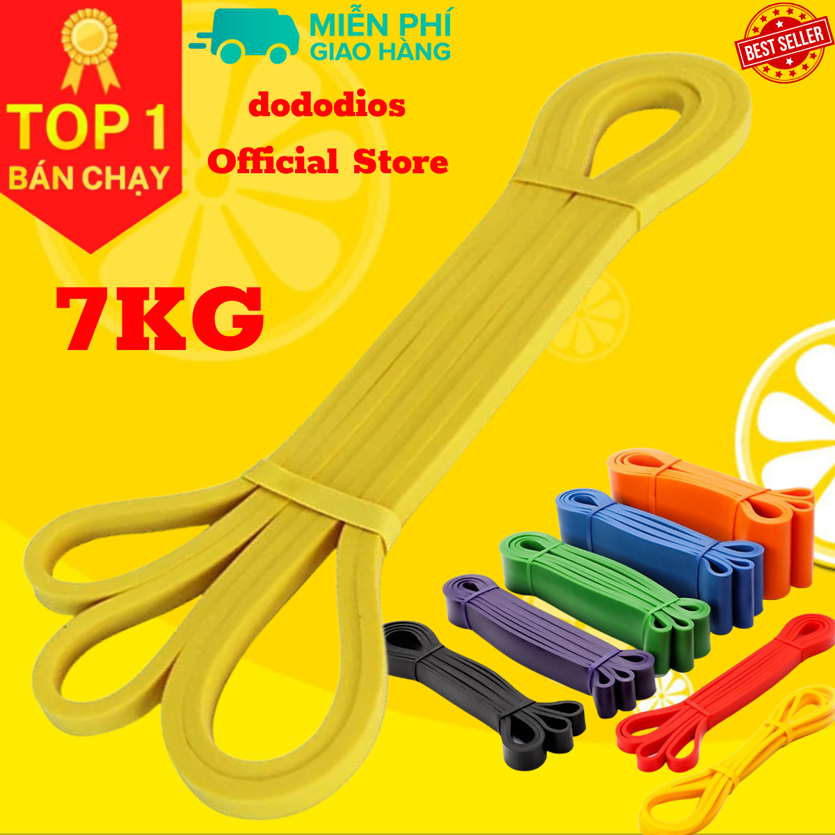 Dây Kháng Lực - dây trợ lực tập gym Powerband Tập Toàn Thân Chính hãng dododios Cực bền