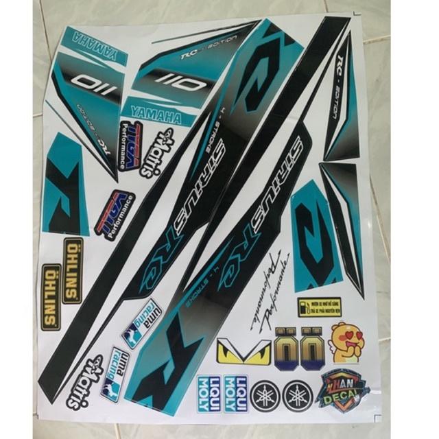 Tem sirius 110 RC xanh ngọc 2019