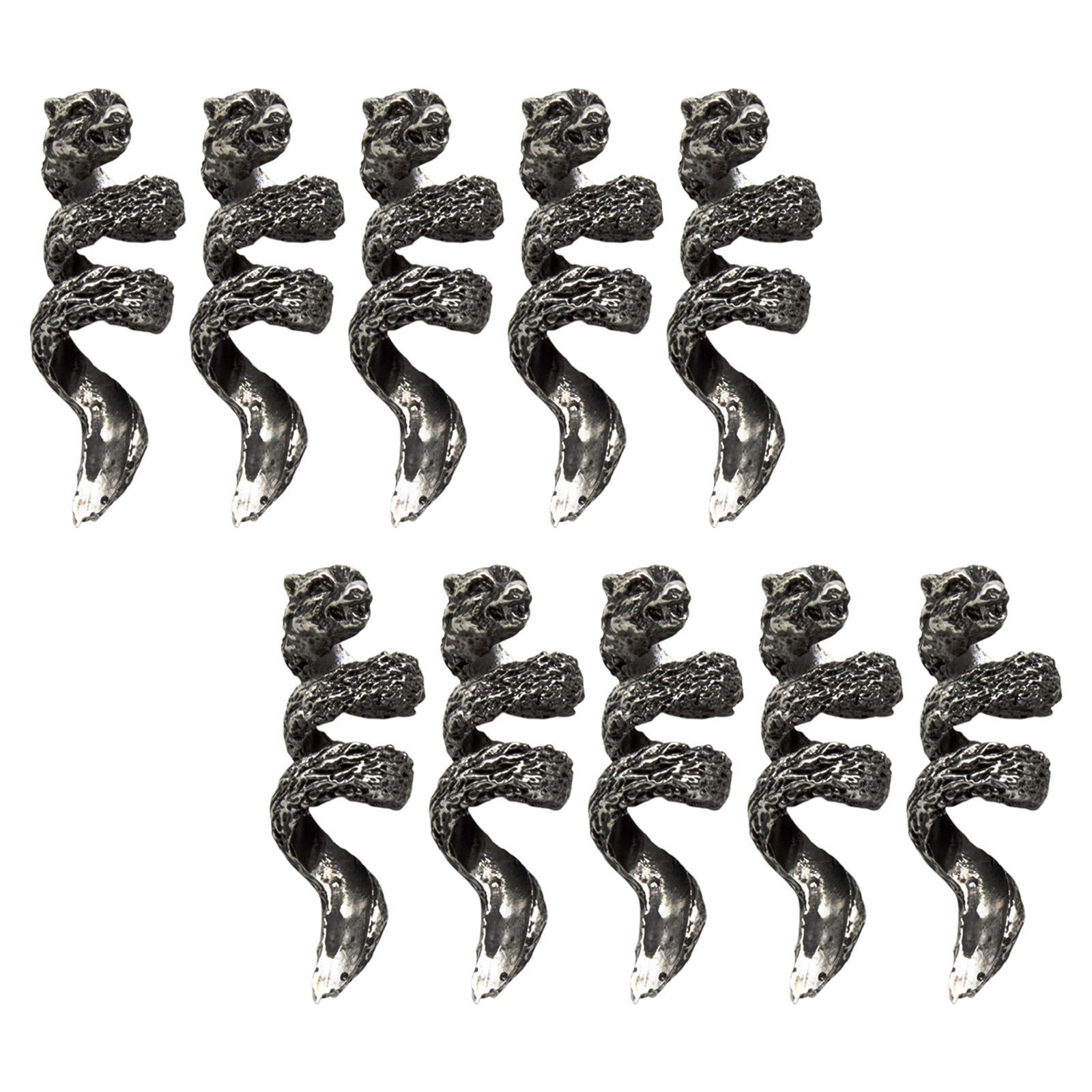 10 Beard Beads Accessory Decoration for Men