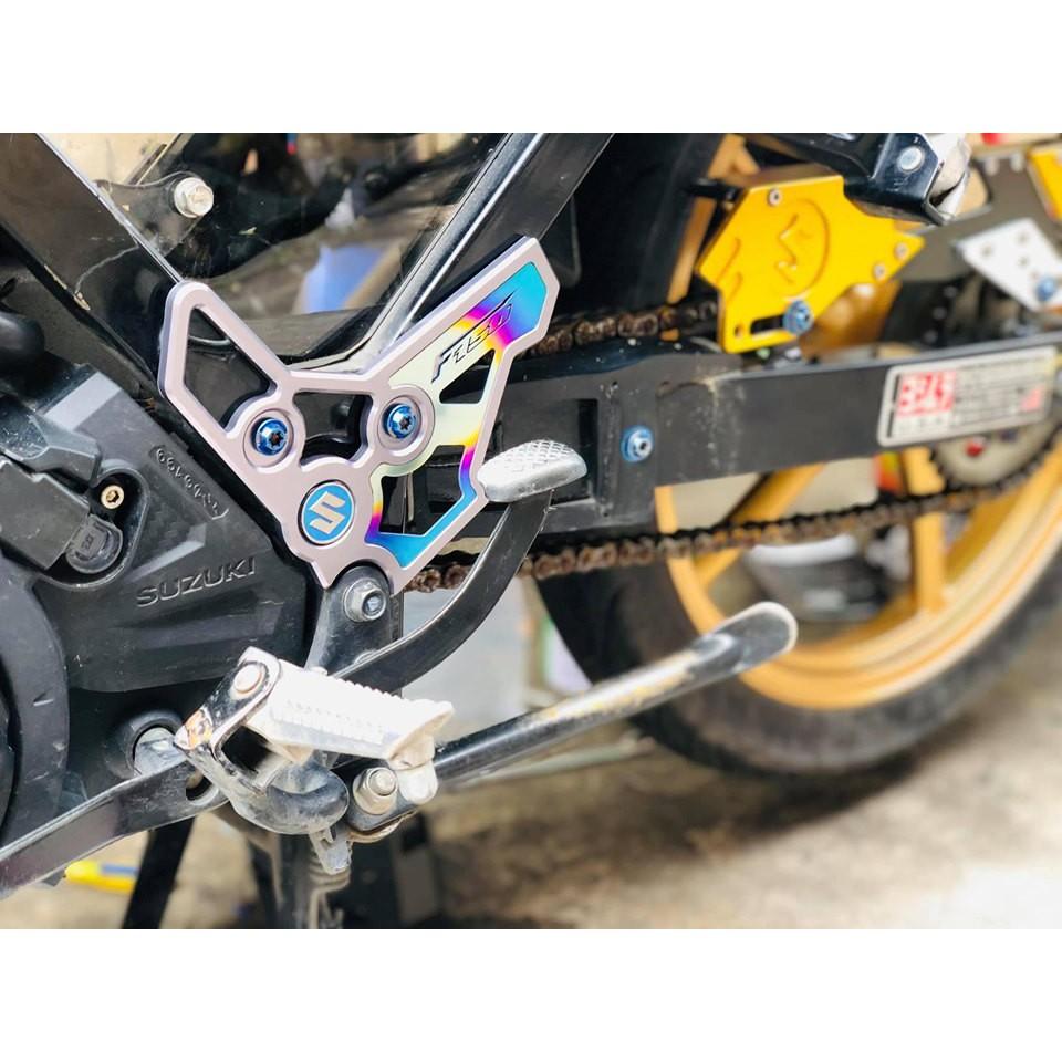 NẸP SƯỜN CNC LOGO TITAN RAIDER FI, SATRIA tặng kèm ốc GR5