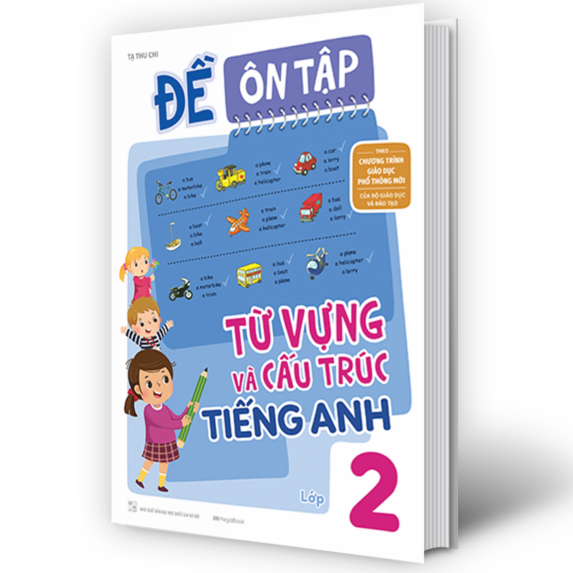 Đề ôn tập từ vựng và cấu trúc tiếng Anh lớp 2