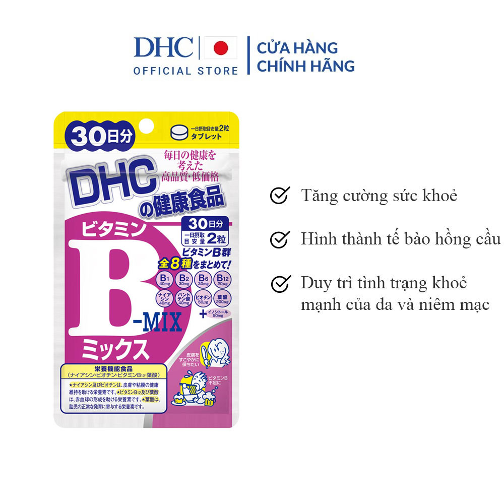Viên Uống Bổ Sung Vitamin Nhóm B DHC Vitamin B Mix