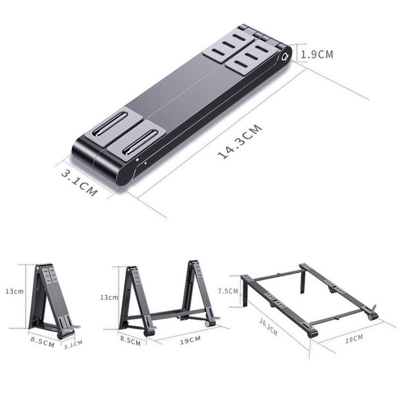 Giá đỡ laptop OATSBASF bằng nhôm có thể gập gọn dễ mang theo tiện dụng