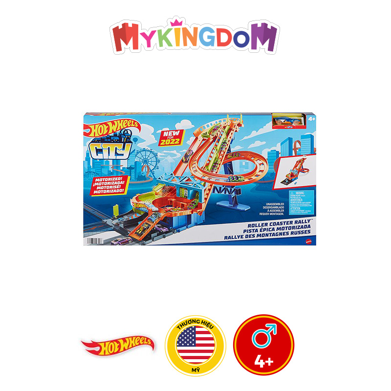 Đồ Chơi Hot Wheels Bộ Tàu Lượn Siêu Tốc Hdp04