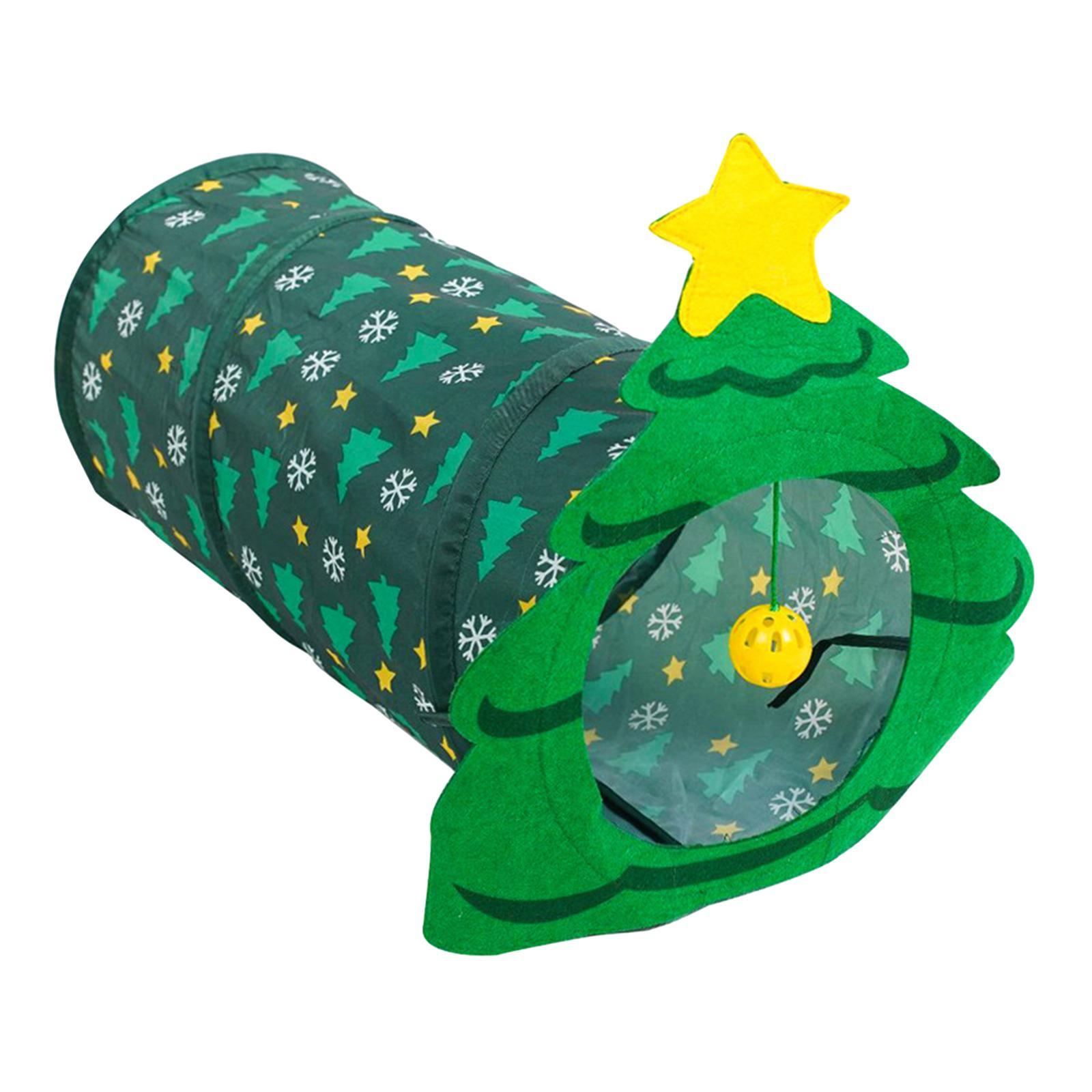 Cat Tunnel Interactive Toys Exercising Hiding Training and Running Collapsible Kitty Tunnel Foldable Pet Tunnel for Cat Puppy