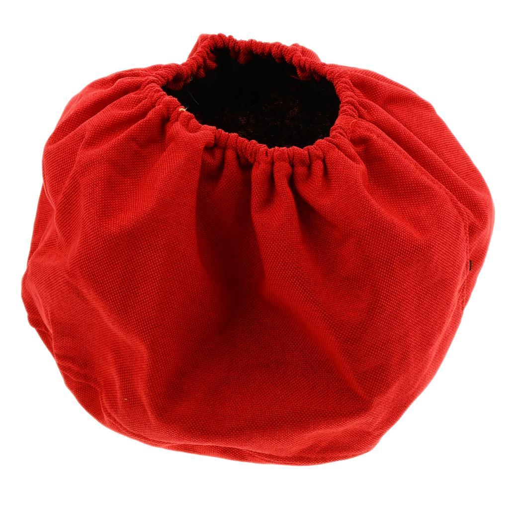 2pcs Red Chair Seat Pad Cover Sleeve Stool Mat Protector Cushion Slipcover