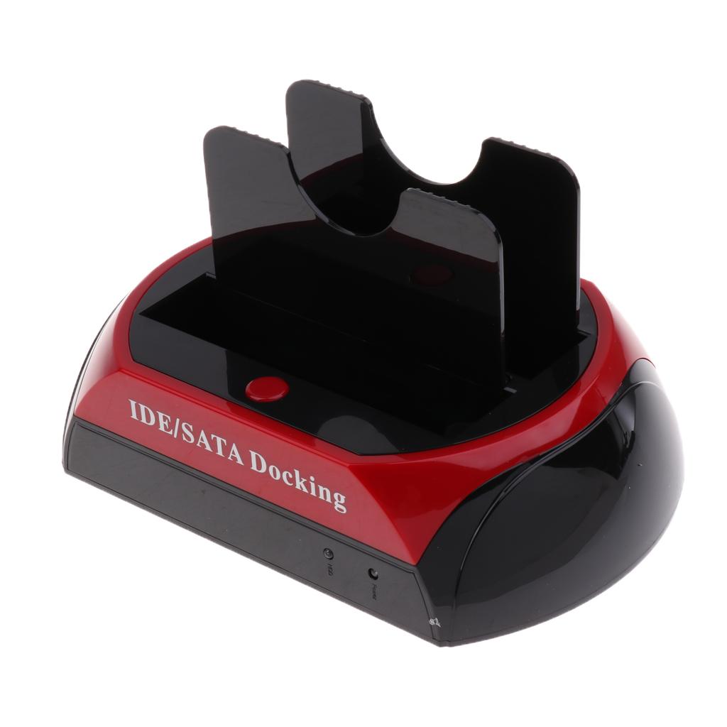 External Dual Port HDD Docking Station OTB for 2.5''/3.5'' IDE/SATA HDD/SSD