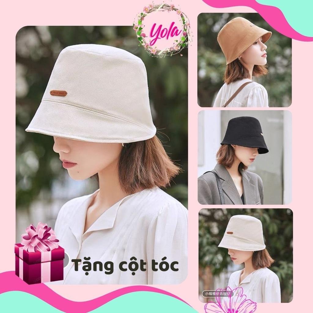 Mũ Bucket nữ YOLA shop Handmade, Nón Tai Bèo Nữ Thời Trang Vành Nhỏ Hàn Quốc che nắng MUBU.001