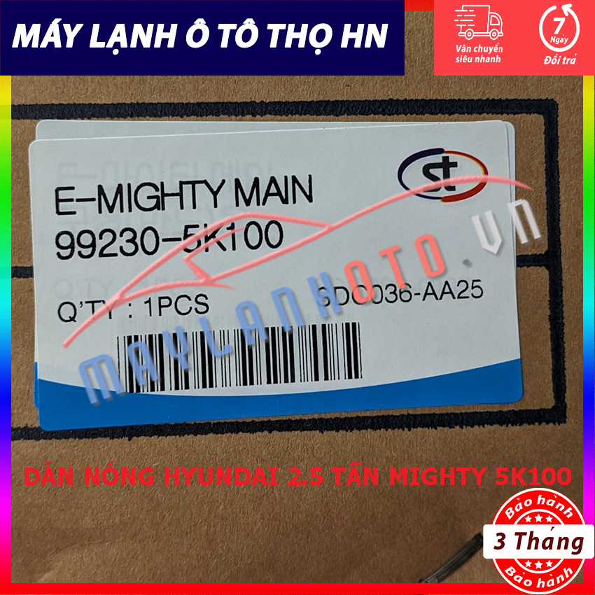 Dàn  nóng Hyundai 2,5 Tấn E-Mighty II Chính 5K100 Hàng xịn Hàn Quốc