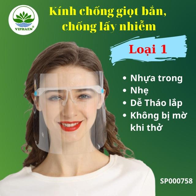 Kính che mặt, kính phòng dịch, kính chống giọt bắn