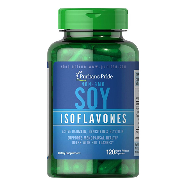 Tinh chất đậu nành không biến đổi gen Non-GMO Soy Isoflavones 750 mg bổ sung toàn diện cho phụ nữ trung niên - QuaTangMe Extaste