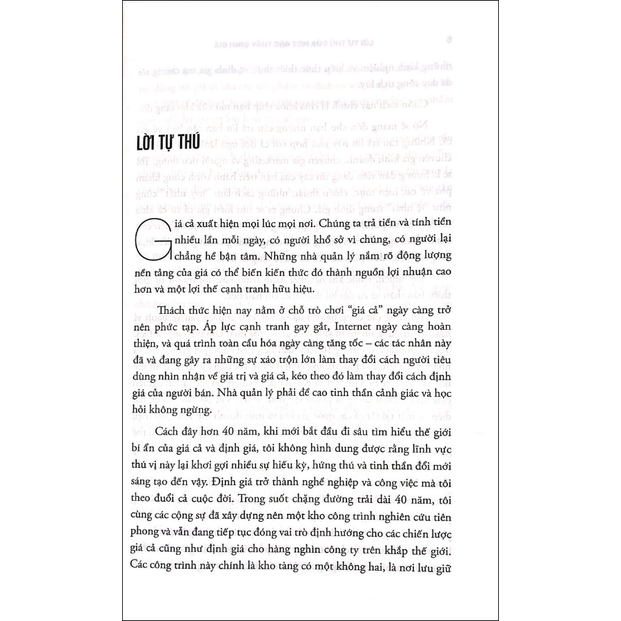 Sách Lời Tự Thú Của Một Bậc Thầy Định Giá - Cách Giá Cả Tác Động Lên Mọi Thứ