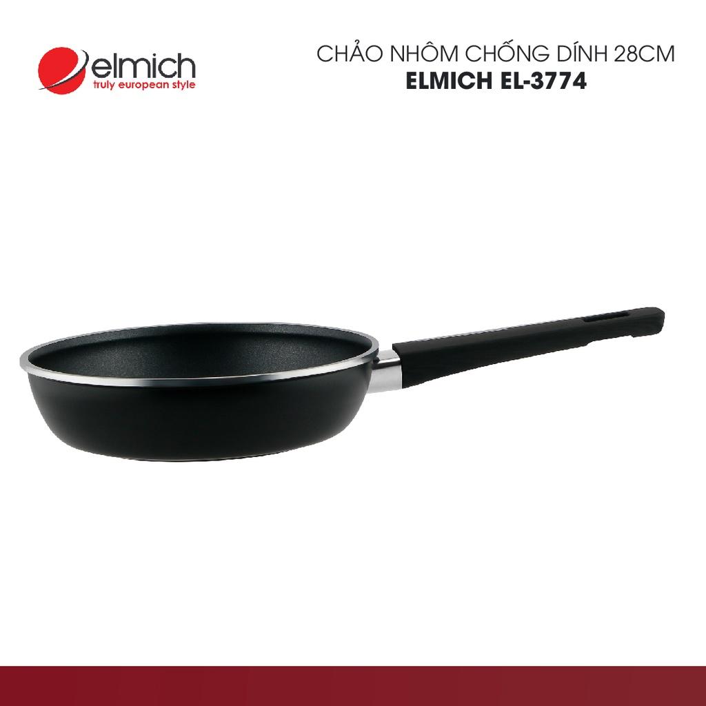 Chảo nhôm chống dính cao cấp Elmich Nero | EL3771 size 20cm | EL3772 size 24cm | EL3773 size 26cm | EL3774 size 28cm