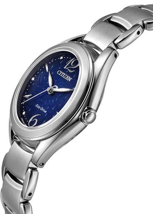 Đồng Hồ Nữ Citizen Dây Thép Không Gỉ FE2070-50L - Mặt Xanh