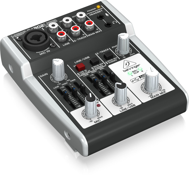 Mixer 3 cổng Behringer XENYX 302USB - Hàng Nhập Khẩu