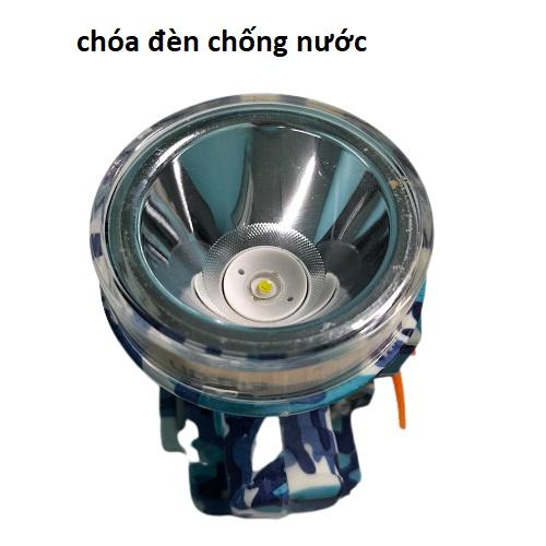 Đèn đội, đèn pin đội đầu chống nước UD-813 - đèn có kính giúp sài thêm ánh sáng vàng.