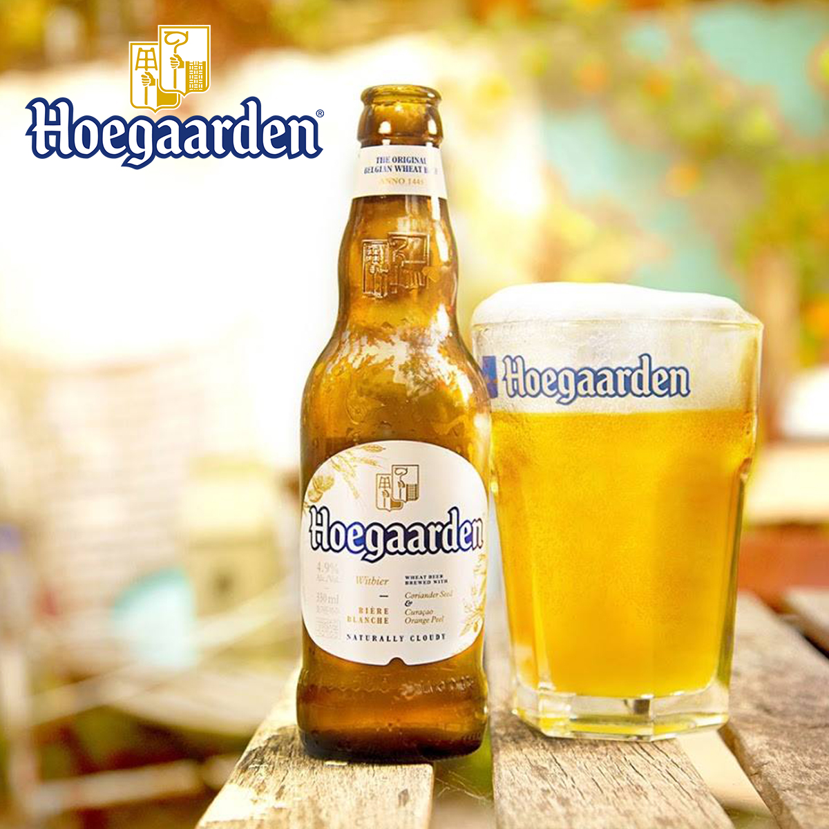 Thùng 24 Chai Bia Hoegaarden (330ml / Chai)