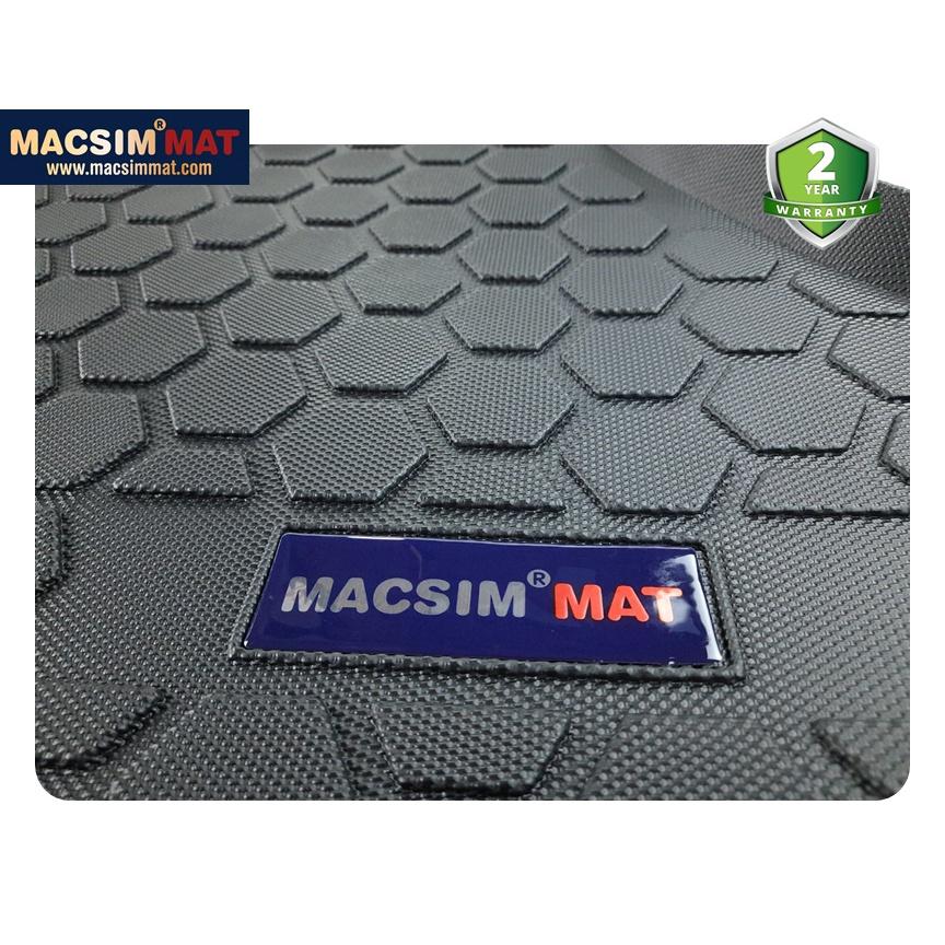 Thảm lót cốp xe ô tô Honda Civic 2012-2016 nhãn hiệu Macsim chất liệu TPV cao cấp màu đen(146)