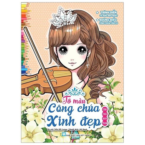 Tô Màu Công Chúa Xinh Đẹp  Công Chúa Đoan Trang - Bản Quyền