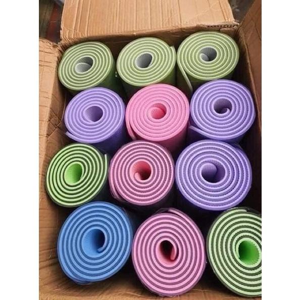 THẢM TÂP YOGA 2 LƠP HÀNG ĐẸP 6MM