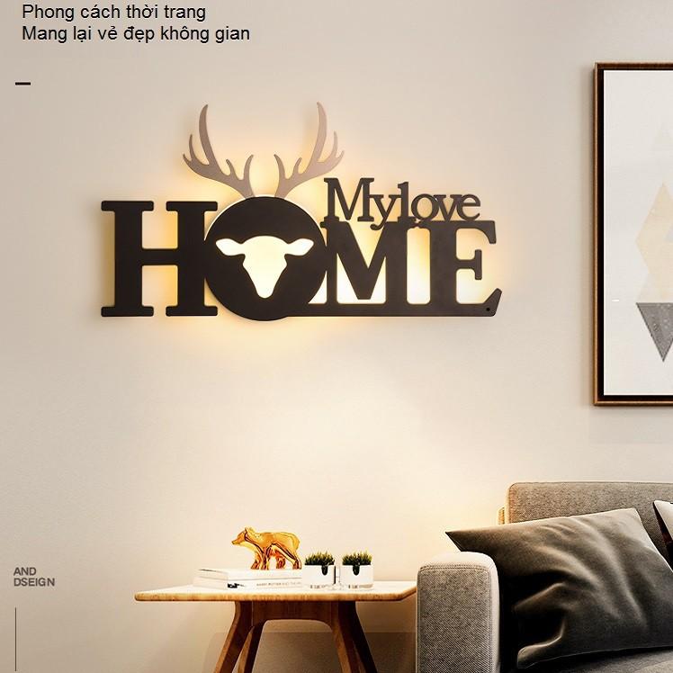 Đèn gắn tường trang trí hình chữ HOME MY LOVE -  MSP C6578