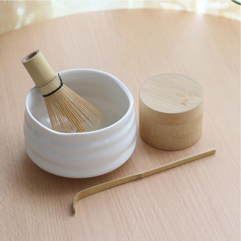 Chuyên Nghiệp Nhật Bản Matcha Bát Đánh Muỗng Tre Caddy Bộ Quà Tặng Trà Xanh Teaset Nhật Bản Lễ Trà Matcha Teaware