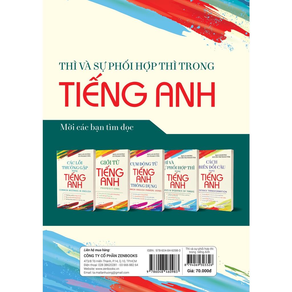 Sách Thì Và Sự Phối Hợp Thì Trong Tiếng Anh Mai Lan Hương