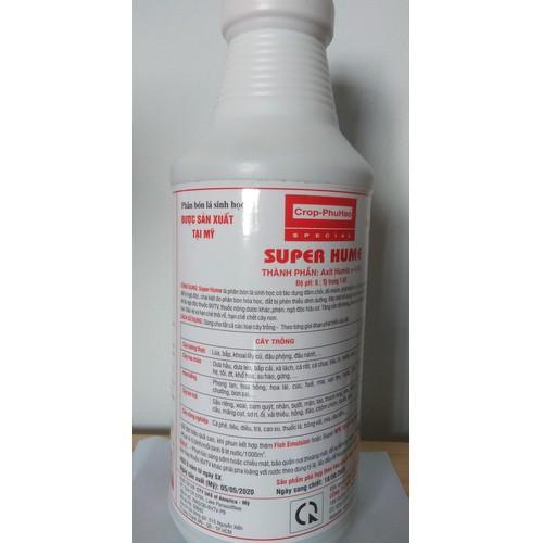 Phân bón lá sinh học SUPER HUME - Chai 250 ml