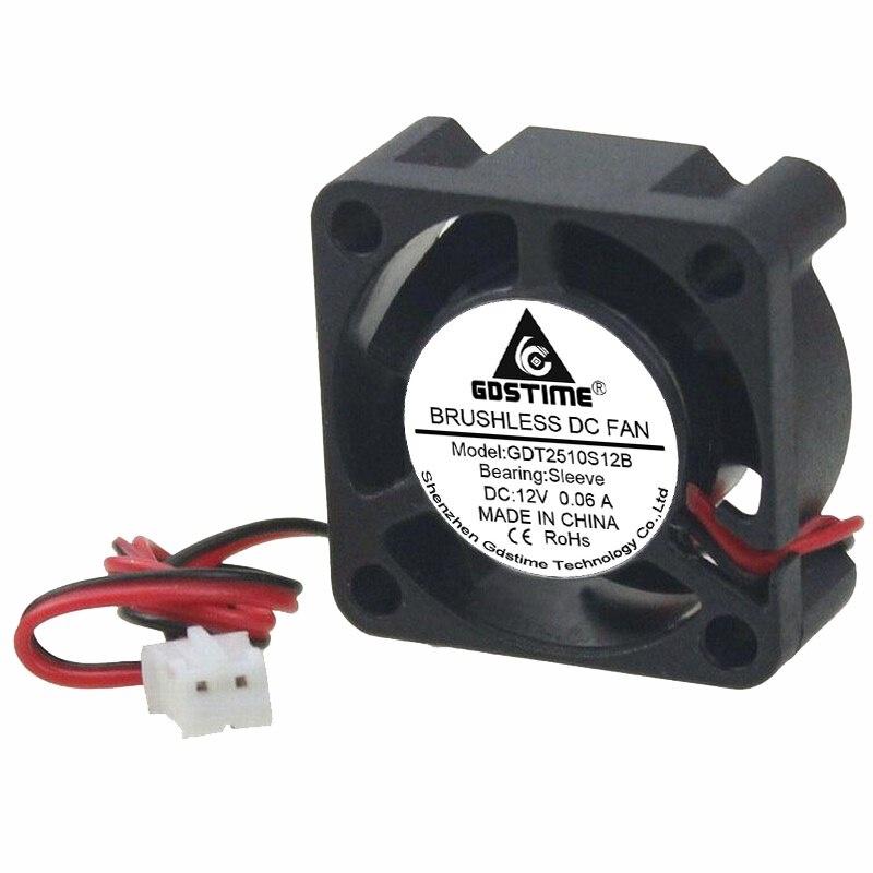 1 Quạt Tản Nhiệt Mini 25mm 2cm 25x25 X 10mm 25x10mm 2510s Dc 12v