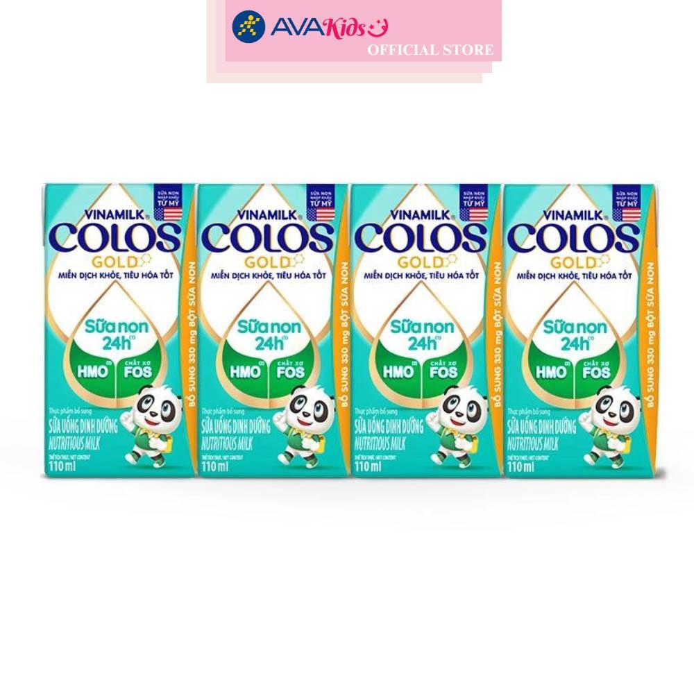 Thùng 48 hộp sữa non pha sẵn Vinamilk ColosGold 110 ml (từ 1 tuổi)