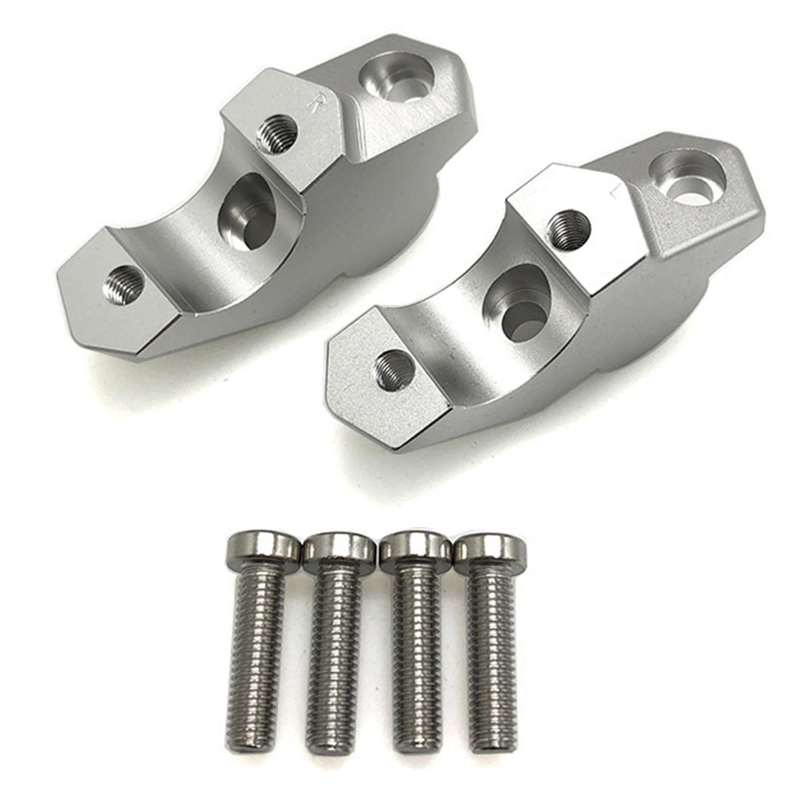 2 Pieces Handlebar Riser Mount Clamp for F900R Motorcycle Parts
