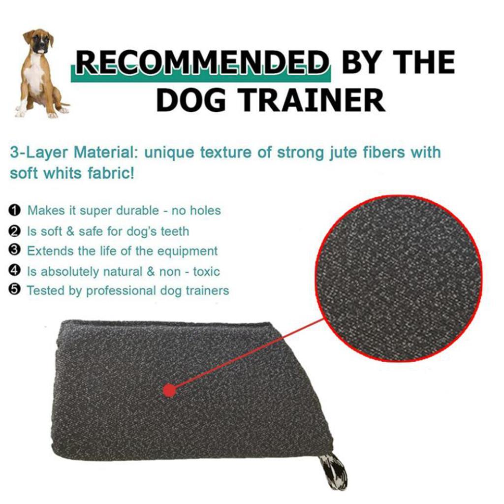 Dog Bite Sleeve Training Jute Tug Toy German Shepherd Mastiff Puppy