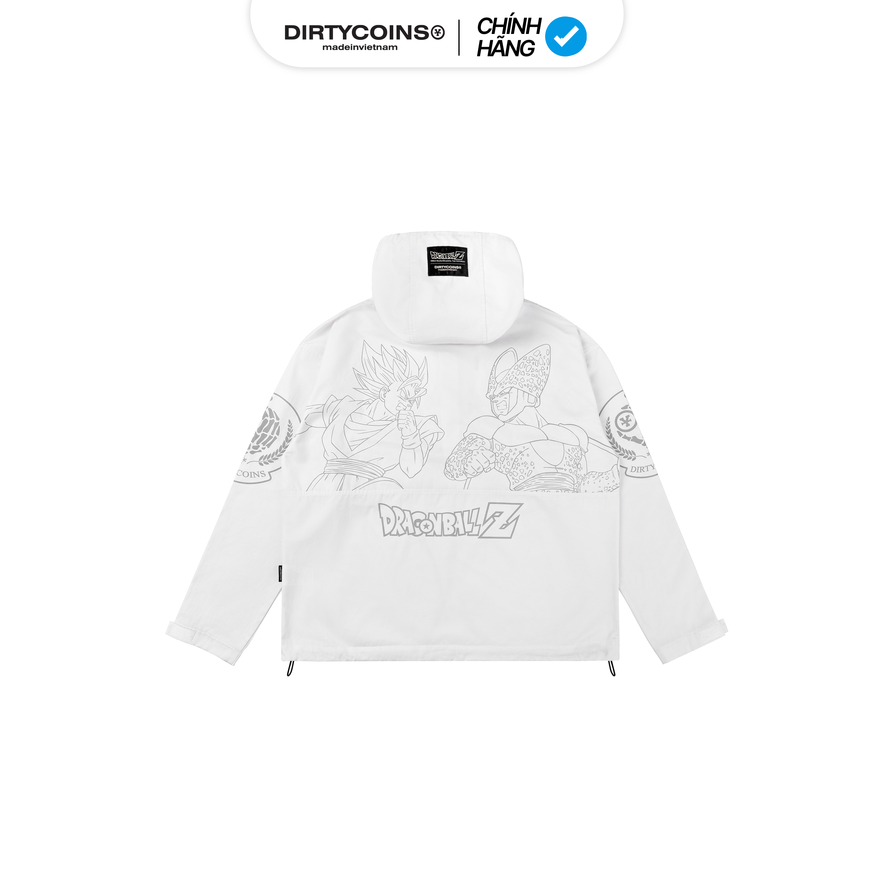 Áo Khoác DIRTYCOINS | DRAGON BALL Z Goku Battle Half-Zip Jacket
