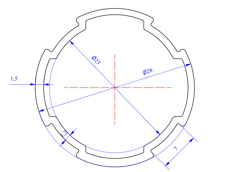 Nhôm ống D28 (LWA-2800000) - Miễn phí cắt theo kích thước yêu cầu (Giá đã bao gồm VAT)