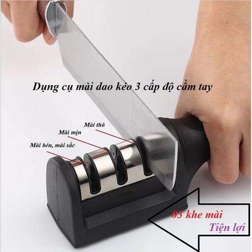 Dụng Cụ Mài Dao Kéo 3 Khe 3 Rảnh Tiện Dụng