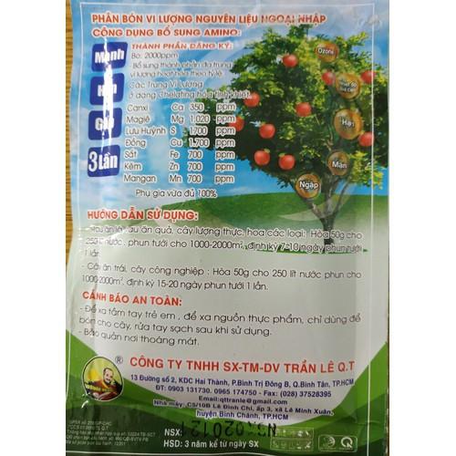 Phân bón vi lượng COMBI - gói 50 gram