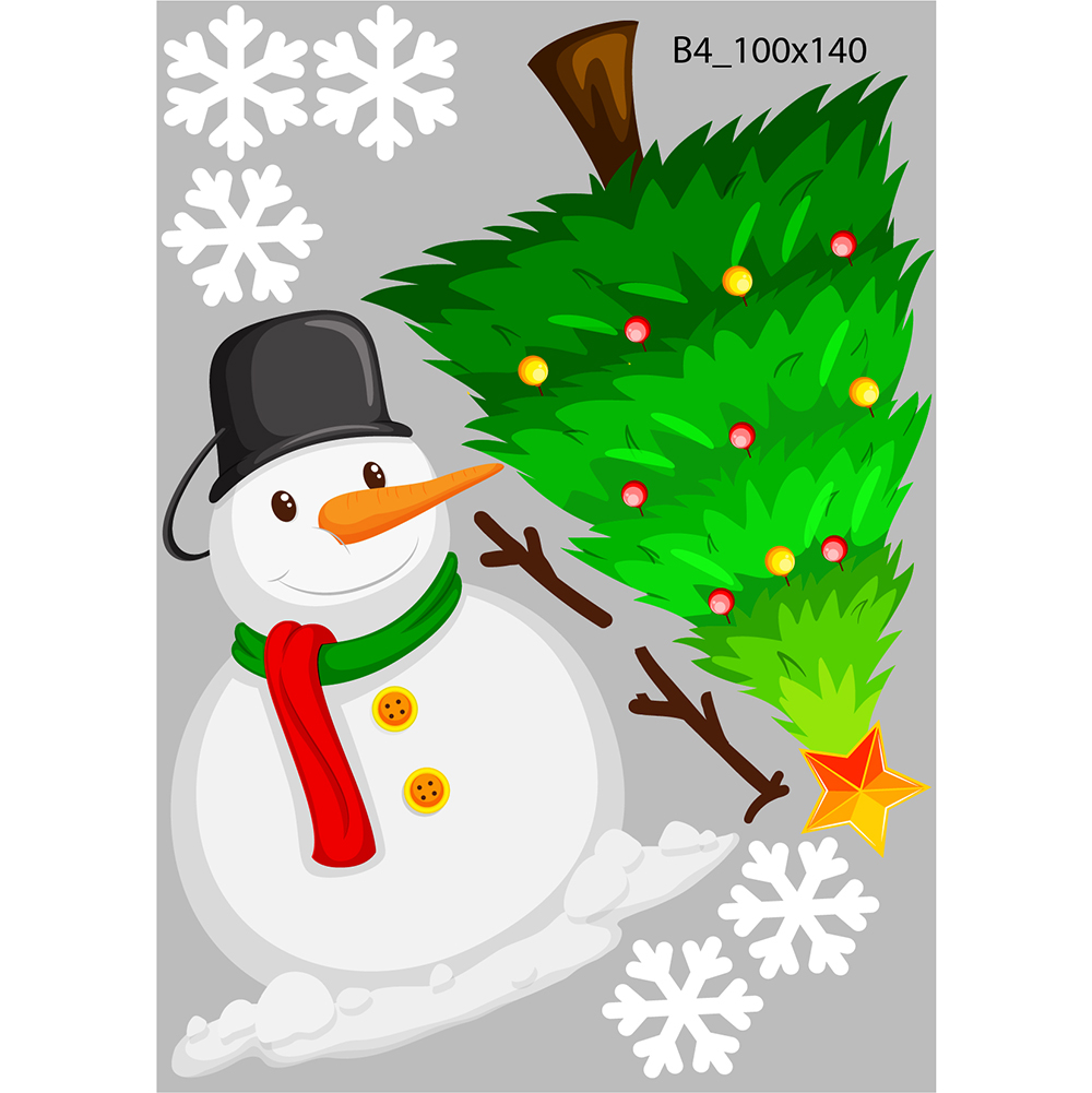 DECAL TRANG TRÍ NOEL 2021 COMBO SỐ 29