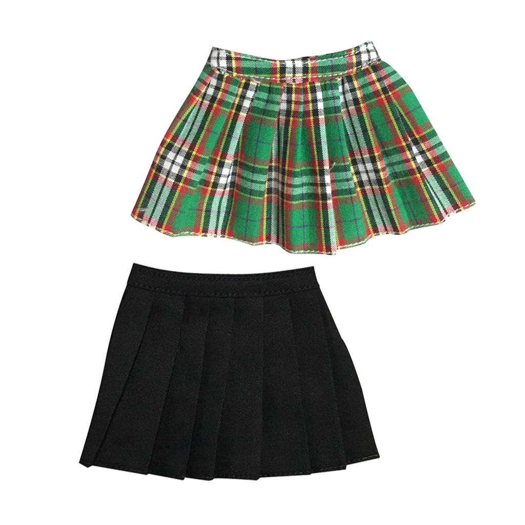 2x1: 6 Quy Mô Học Sinh Nữ Mini Váy Kẻ Sọc 12 ''Hình Hành Động Đồ Chơi Hot