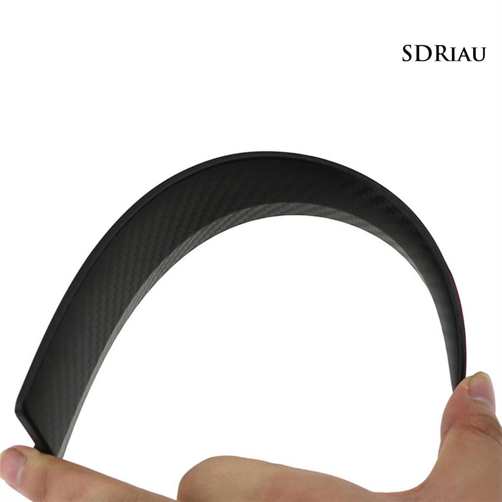 Bộ 2 Miếng Dán Bảo Vệ Góc Xe Hơi Bằng Sợi Carbon Chống Va Chạm