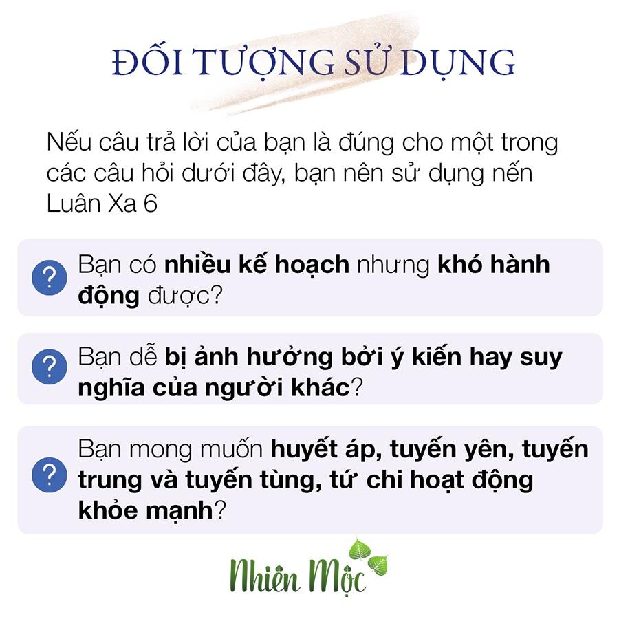 Nến thơm Luân Xa Trí tuệ Nhiên Mộc | An toàn | Không khói