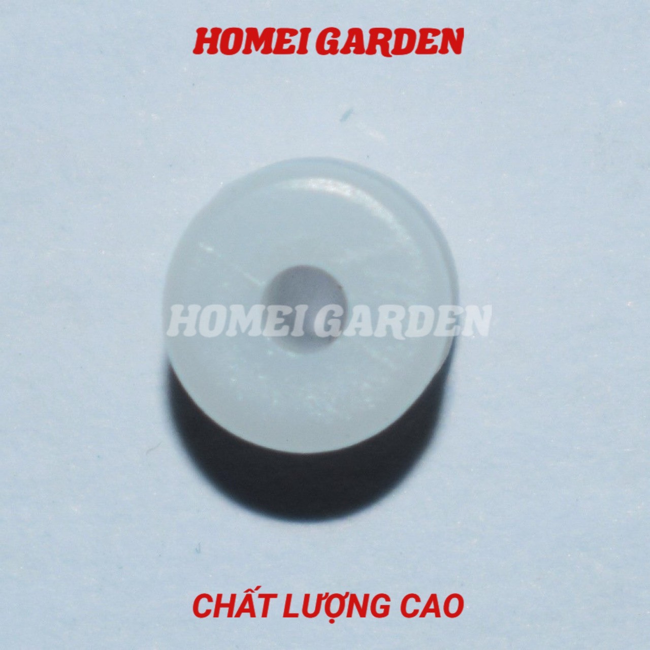 10 ròng rọc nhựa 6X2mm màu trắng 62A DIY - HM0077