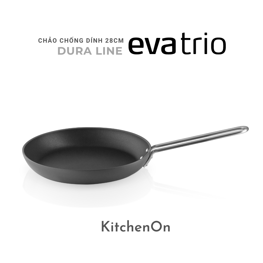 Hình ảnh Chảo 28cm, dòng Dura Line. Nhãn Eva Trio 