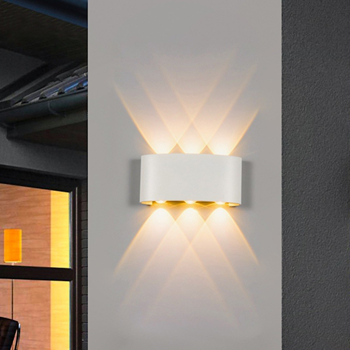Đèn LED gắn tường trang trí 6w chính hãng Rạng Đông Model: GT18.3M 6W